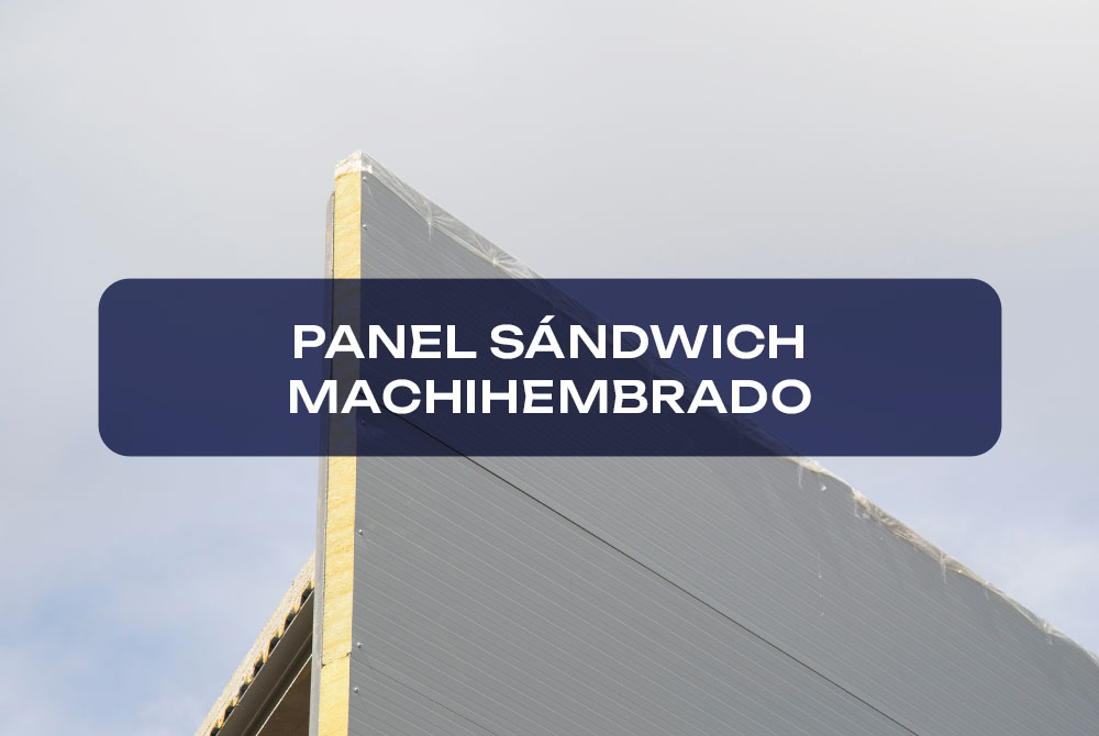 Panel sándwich machihembrado